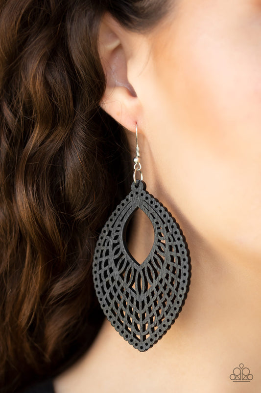 Coachella Gardens - Black Earrings