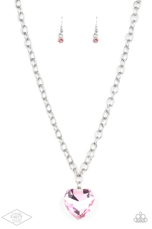 Flirtatiously Flashy - Pink Necklace - Paparazzi Accessories