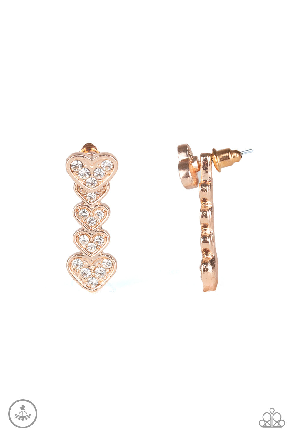 Heartthrob Twinkle - Rose Gold - Paparazzi Accessories