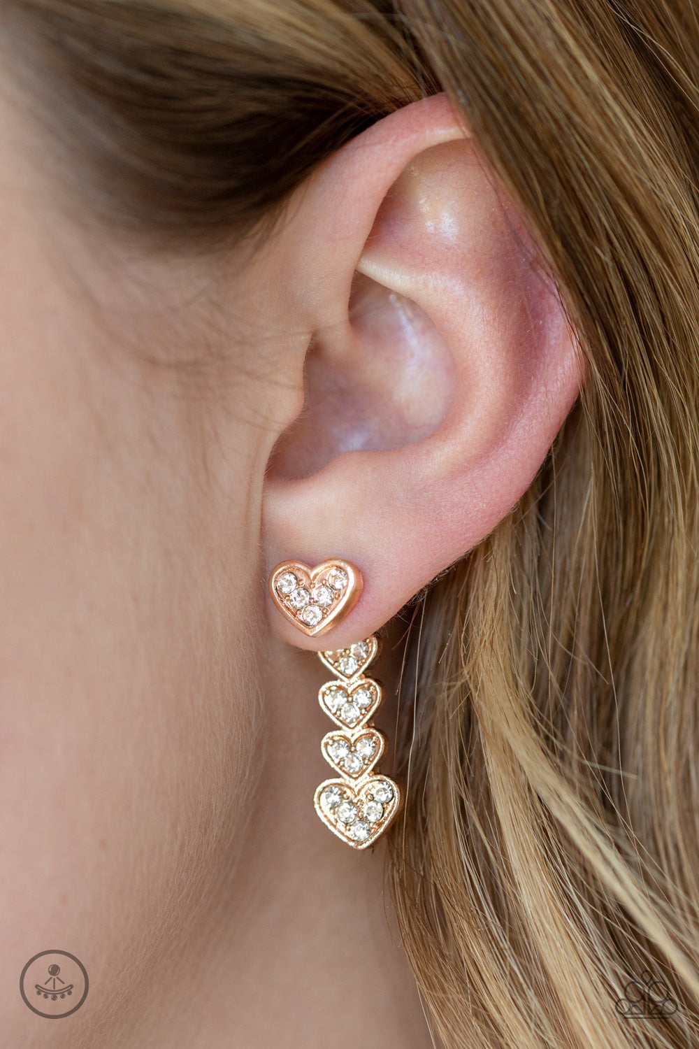 Heartthrob Twinkle - Rose Gold - Paparazzi Accessories