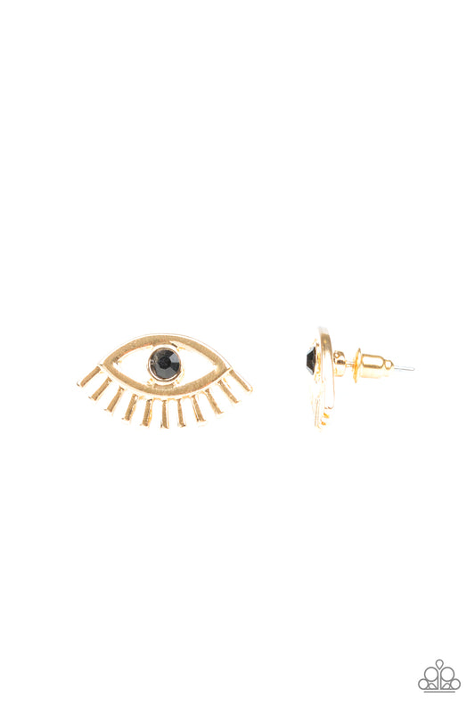 Dont Blink - Gold Earrings