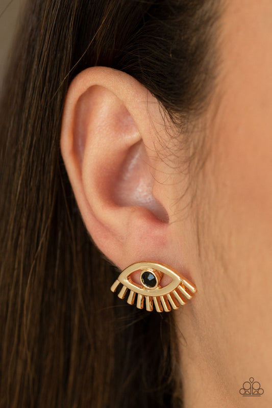 Dont Blink - Gold Earrings