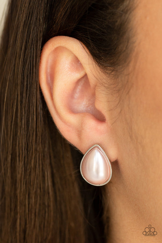 SHEER Enough - Pink Earrings - Paparazzi Accessories