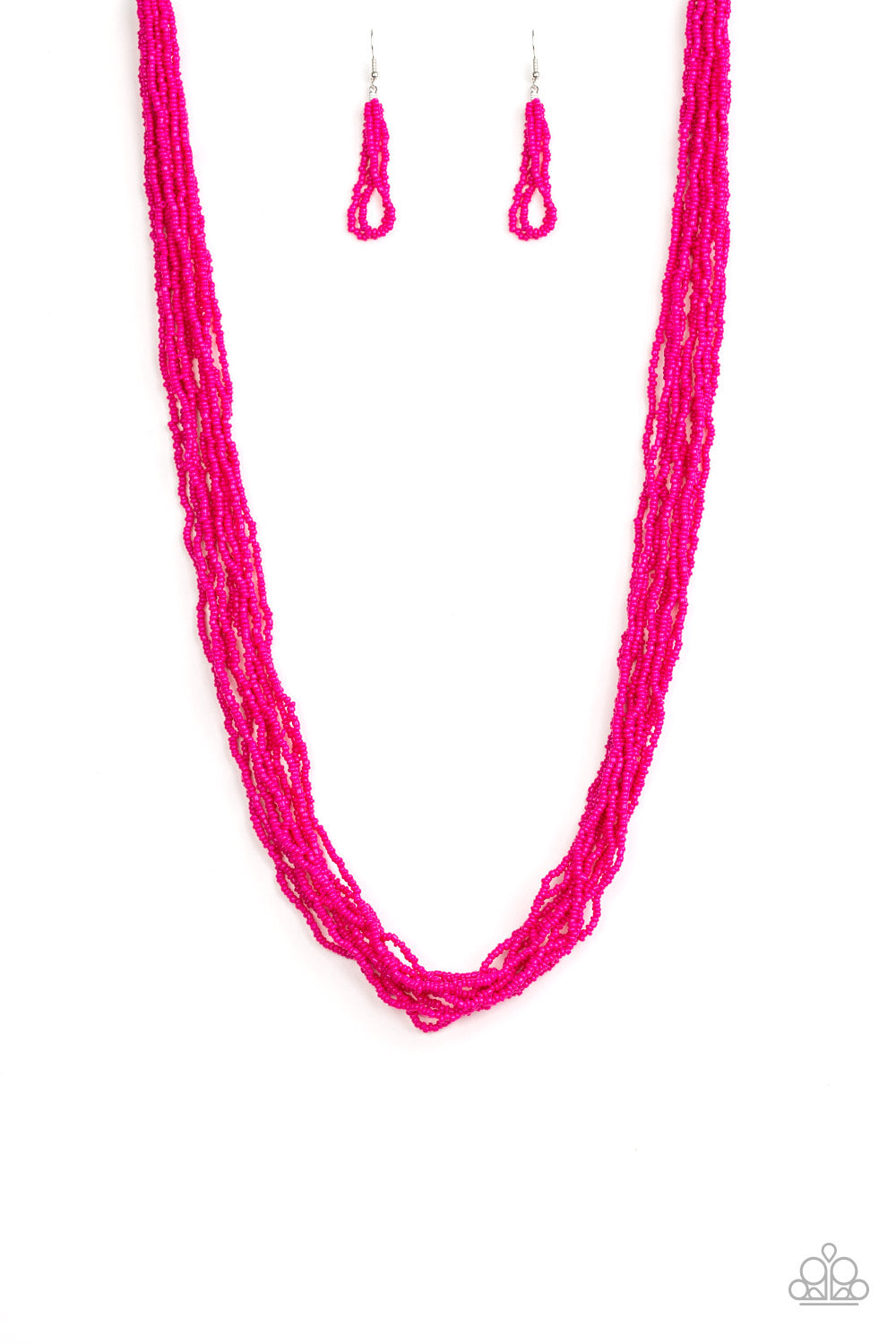 Congo Colada - Pink Necklace - Jazzy Jewels With Lady J