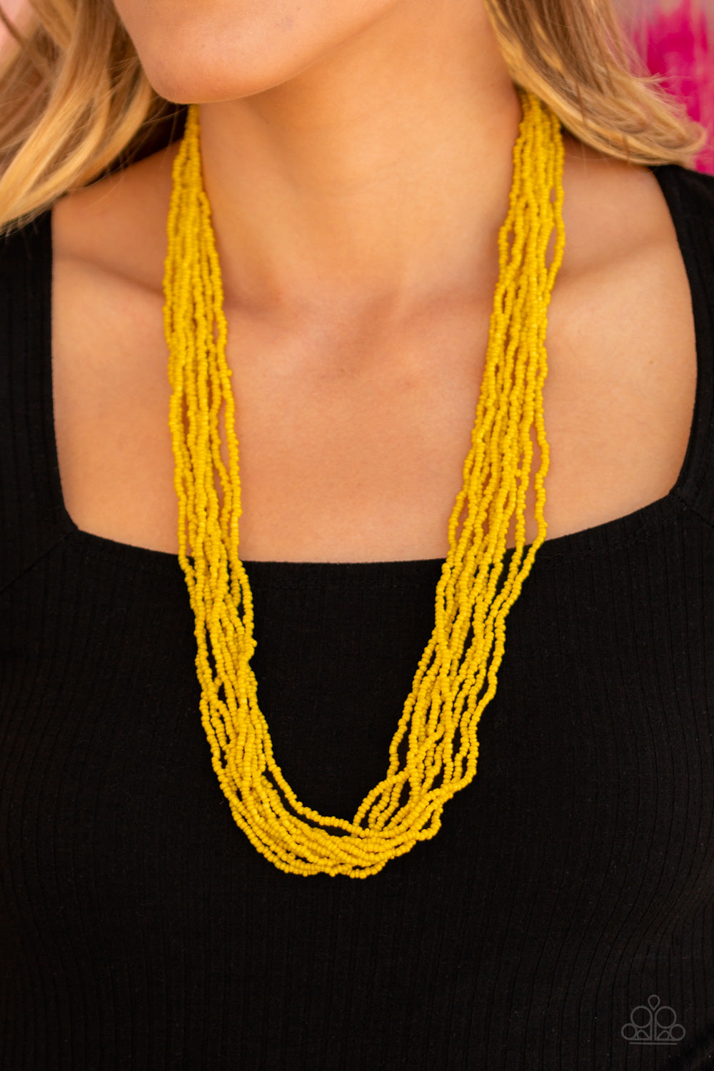 Congo Colada - Yellow Necklace