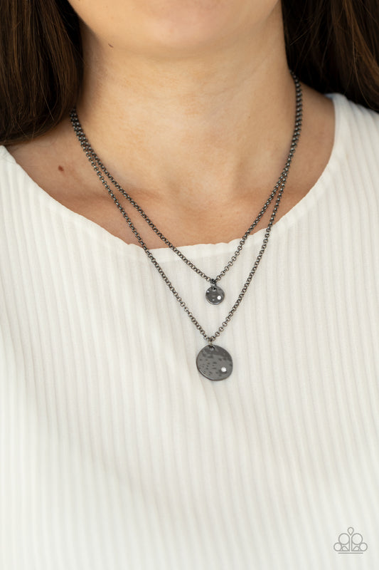 Modern Minimalist - Black Necklace - Paparazzi Accessories
