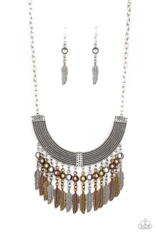Fierce in Feathers - Multi Necklace