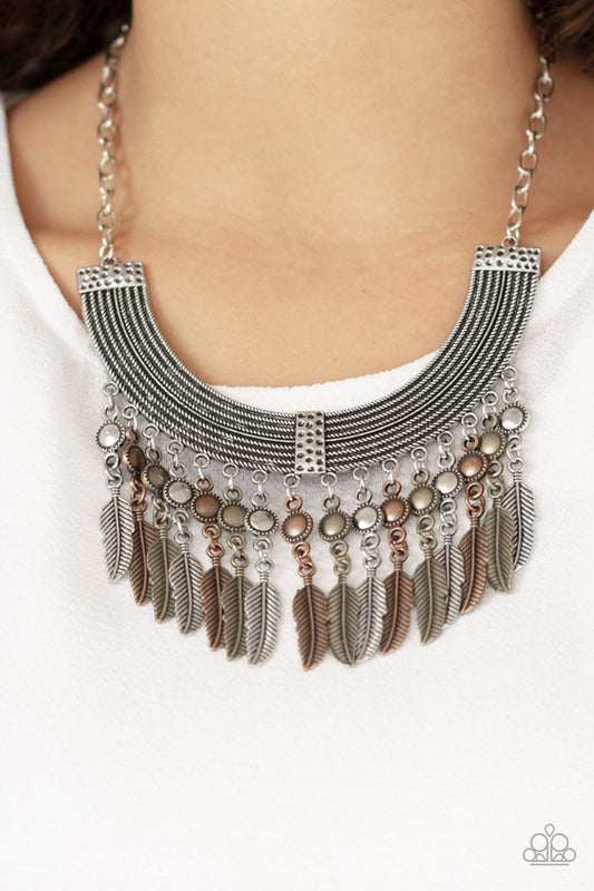Fierce in Feathers - Multi Necklace