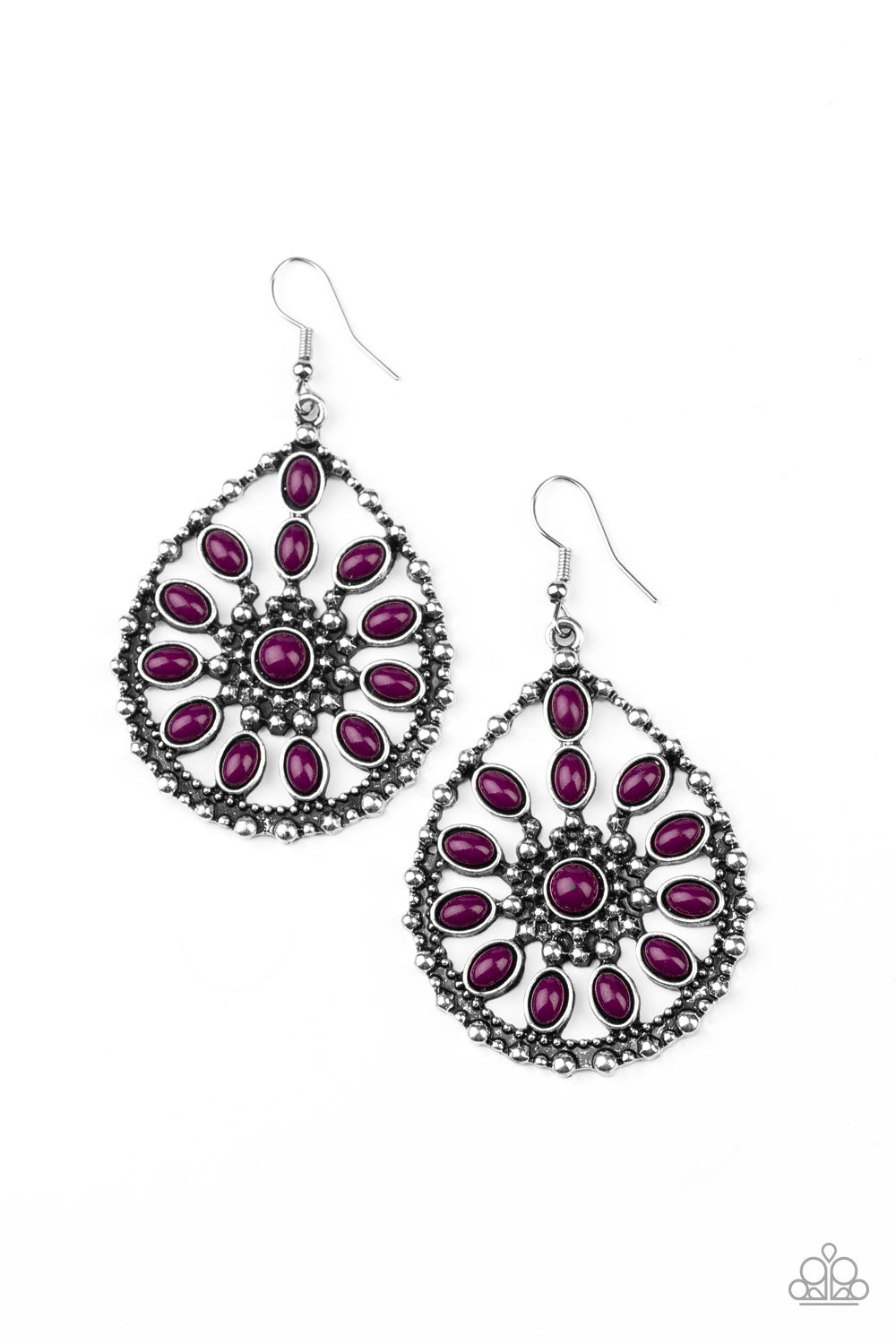 Free To Roam - Purple Earrings - Jazzy Jewels With Lady J