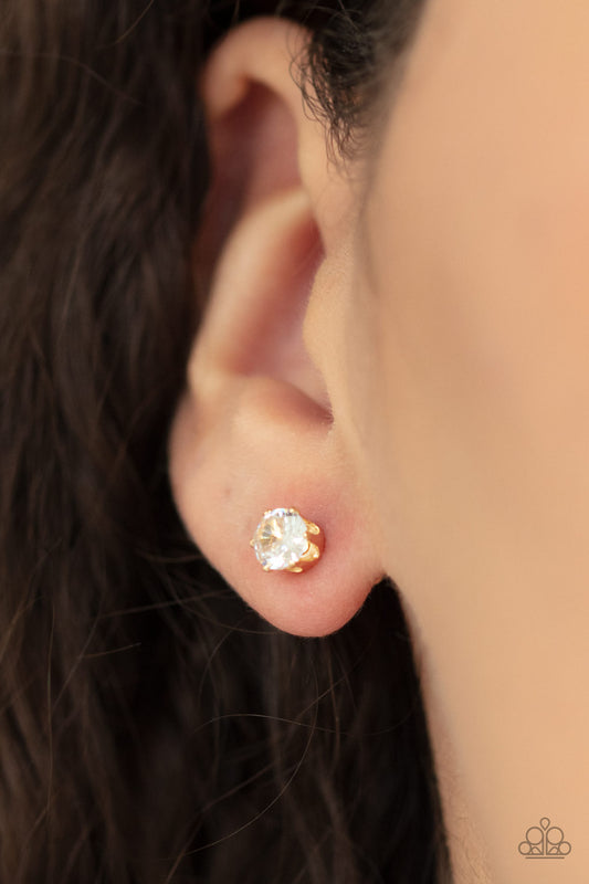 Delicately Dainty - Gold Earrings