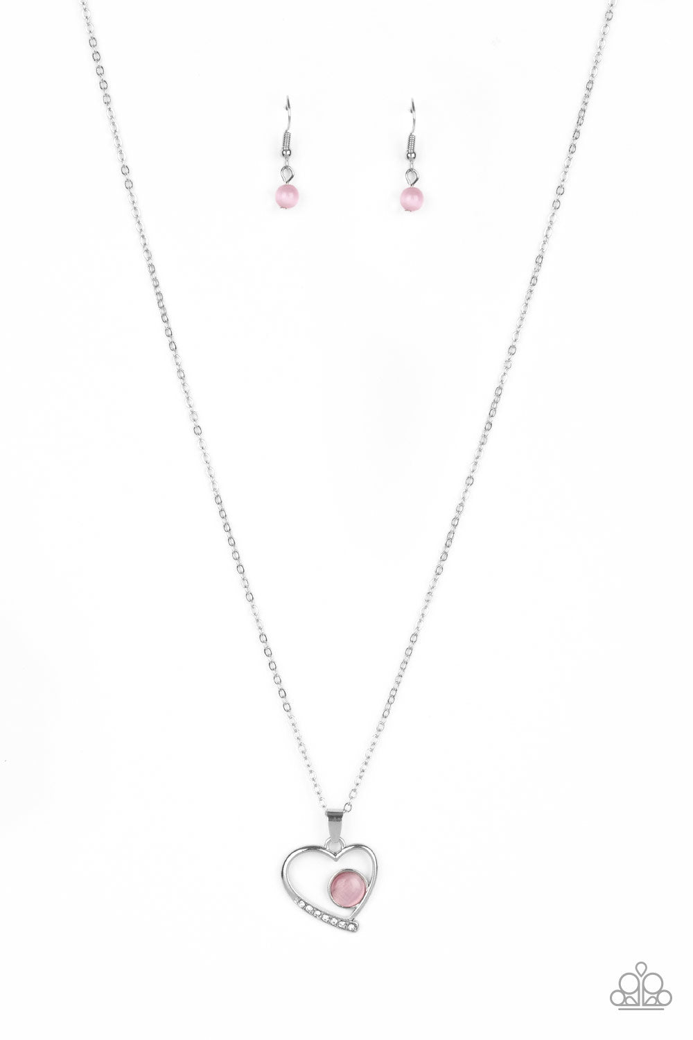 Heart Full of Love - Pink Necklace - Paparazzi Accessories