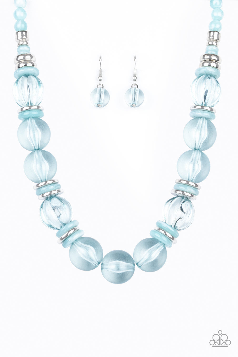 Bubbly Beauty - Blue Earrings - Jazzy Jewels With Lady J