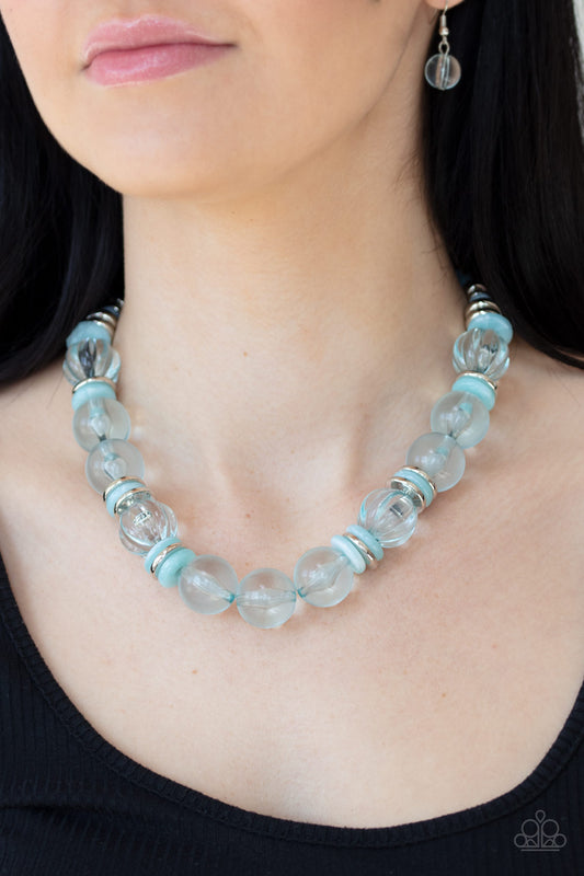 Bubbly Beauty - Blue Earrings - Jazzy Jewels With Lady J
