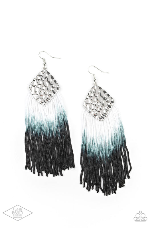 Dip In - Black Earrings - Paparazzi Accessories