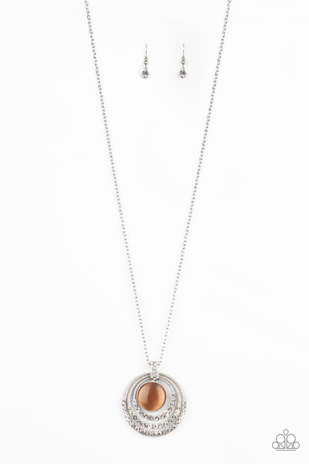 A Diamond A Day - Orange Necklace - Jazzy Jewels With Lady J