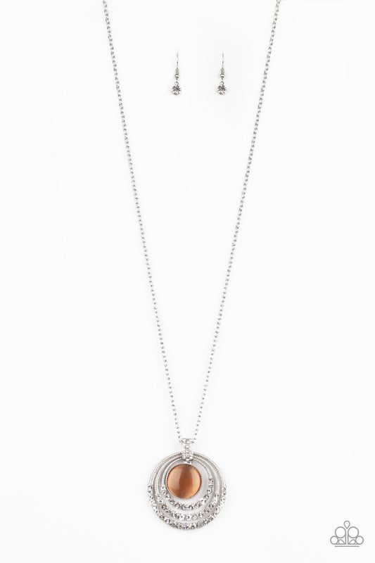 A Diamond A Day - Orange Necklace - Jazzy Jewels With Lady J