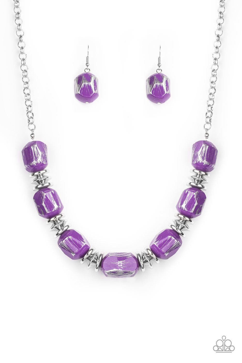 Girl Grit - Purple Necklace - Jazzy Jewels With Lady J
