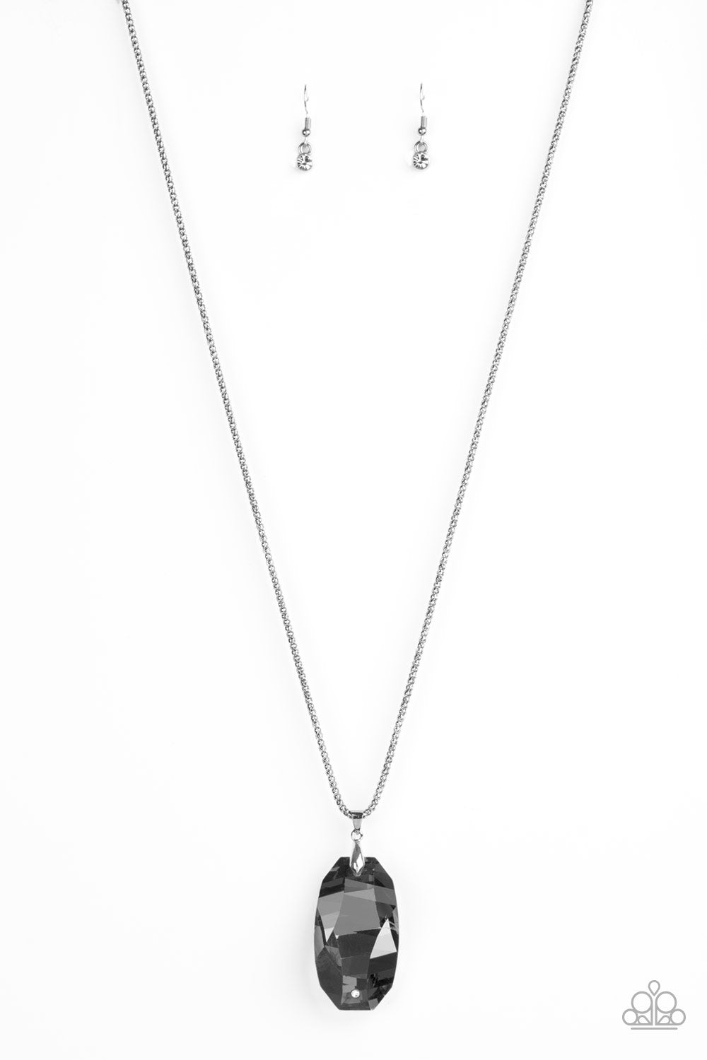 Gemstone Grandeur - Silver Necklace - Jazzy Jewels With Lady J