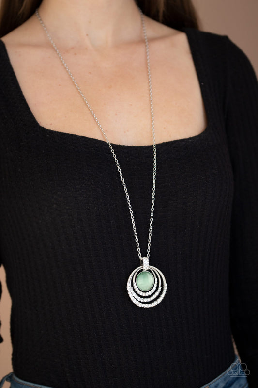 A Diamond A Day - Green Necklace