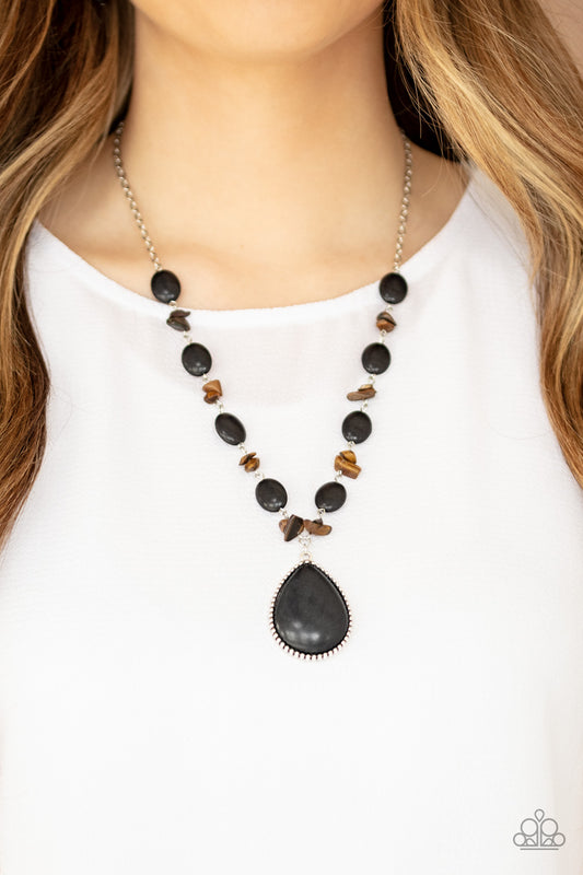 Desert Diva - Black Necklace - Jazzy Jewels With Lady J
