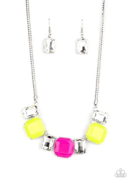 Royal Crest - Yellow Necklace - Paparazzi Accessories