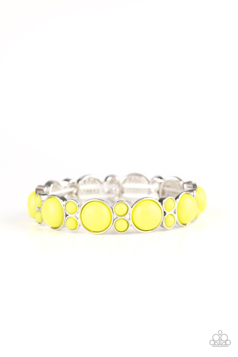 Bubbly Belle - Yellow Bracelet - Jazzy Jewels With Lady J
