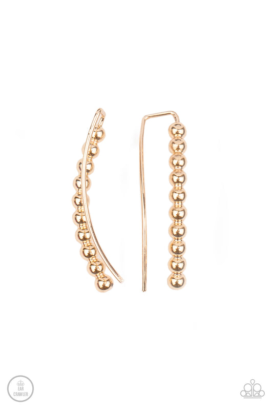 Climb On - Gold Earrings