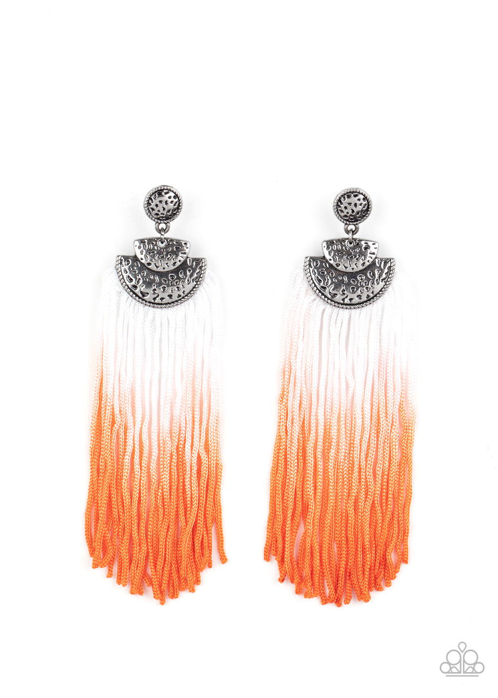 DIP It Up - Orange Earrings