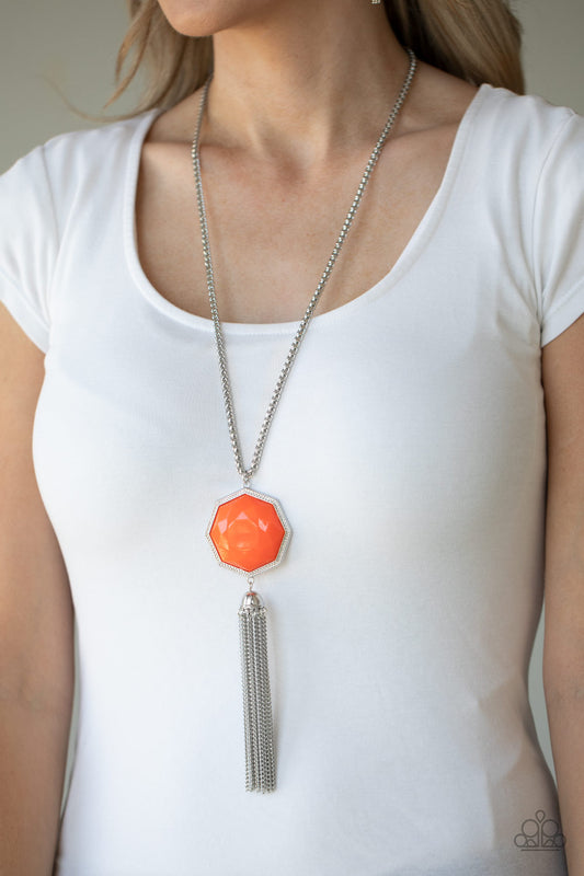 Prismatically Polygon - Orange - Jazzy Jewels With Lady J