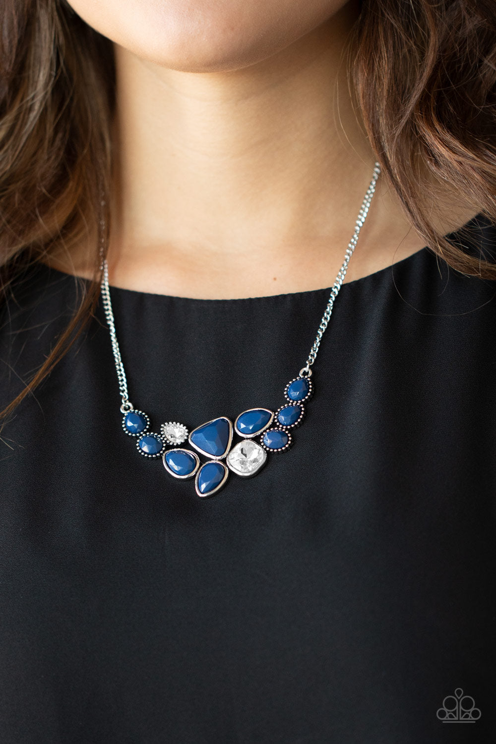 Breathtaking Brilliance - Blue Necklace
