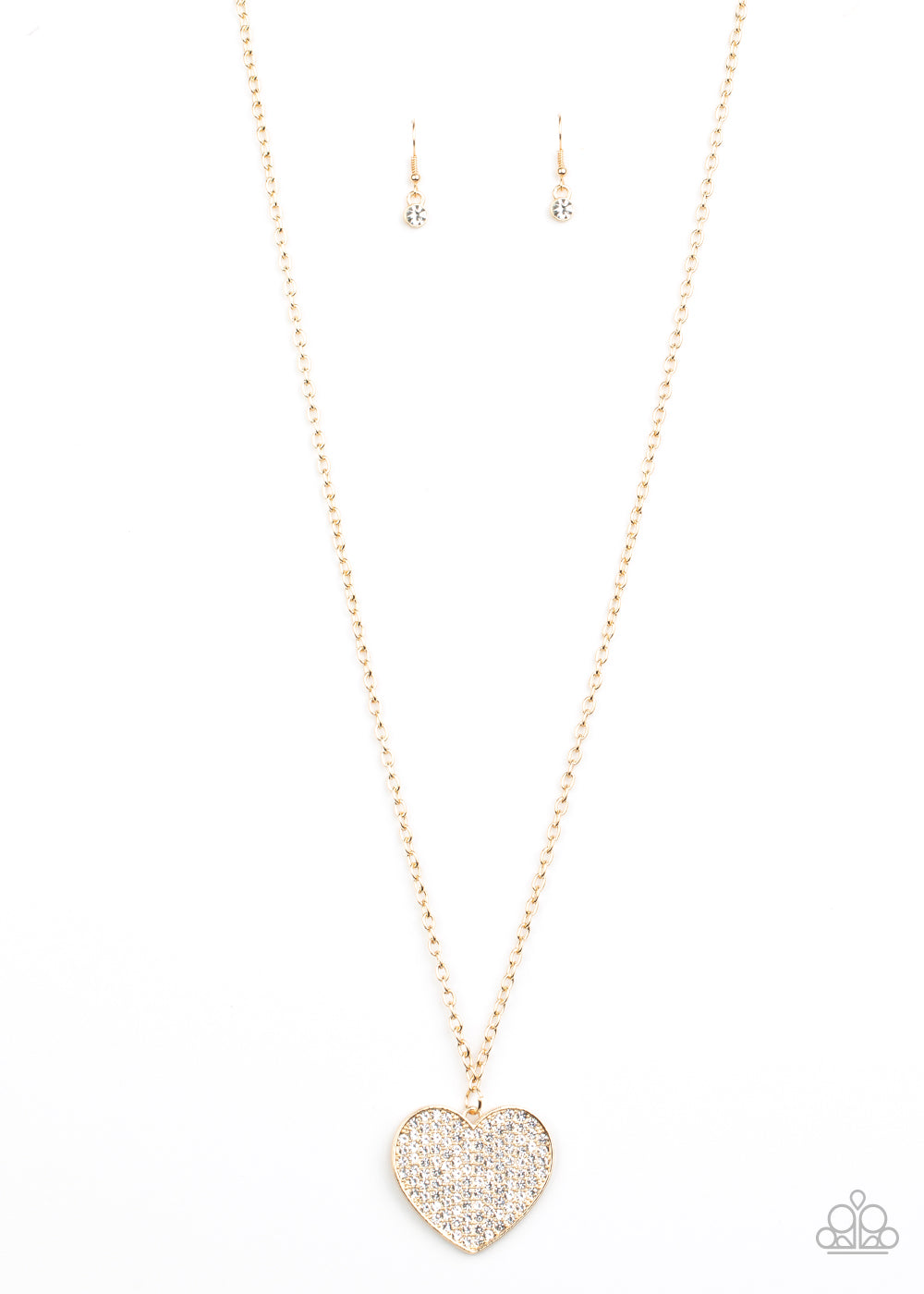 Have To Learn The HEART Way - Gold Necklace - Paparazzi Accessories
