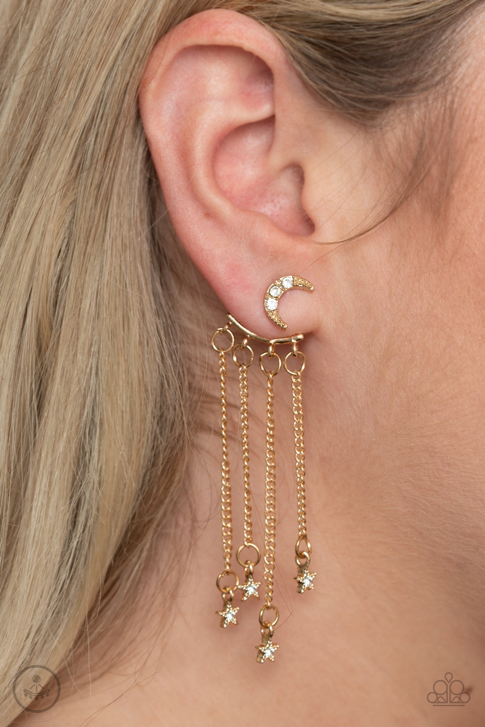 Cosmic Goddess - Gold Earrings