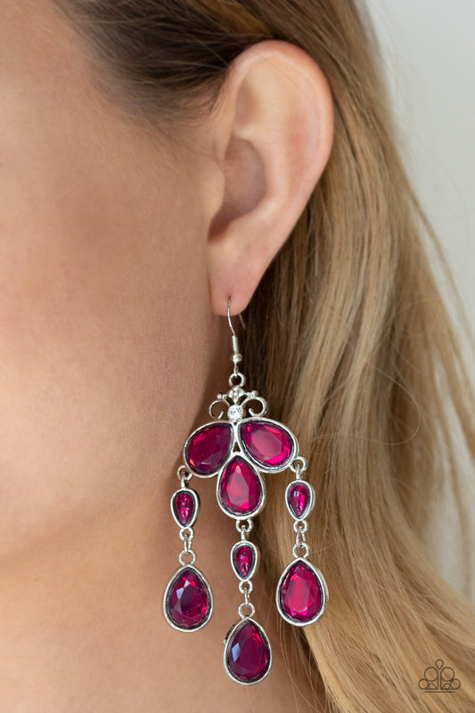 Clear The HEIR - Purple Earrings