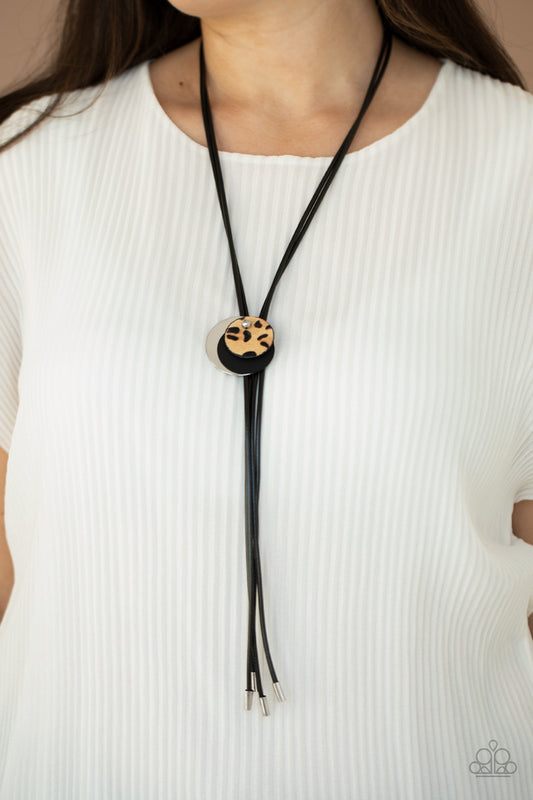 Im FELINE Good - Black Necklace - Paparazzi Accessories