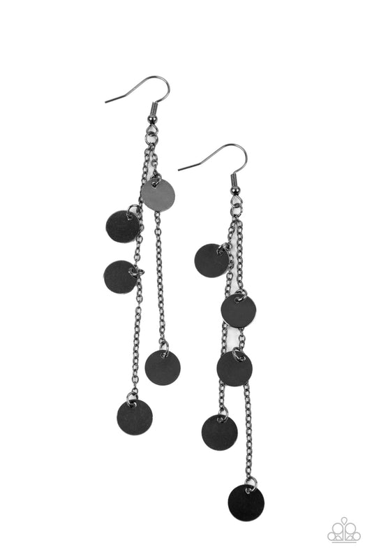 Take A Good Look - Black Earrings - Paparazzi Accessories