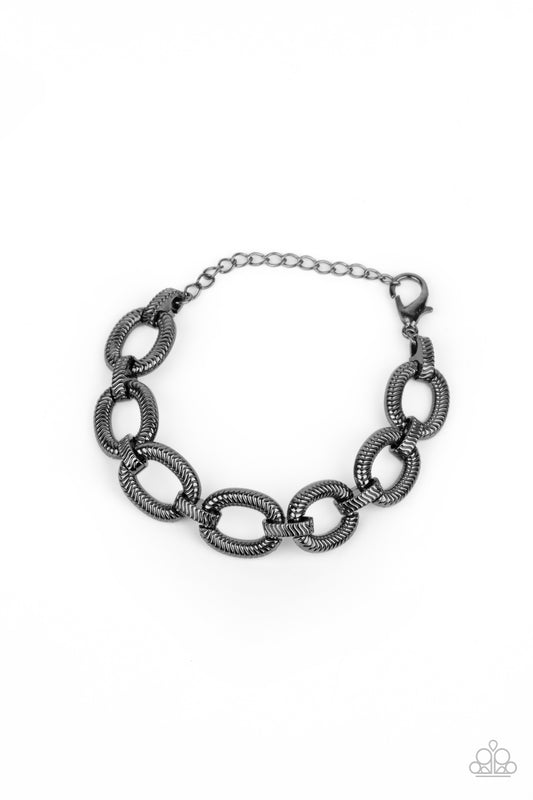 Industrial Amazon - Black Bracelet - Paparazzi Accessories