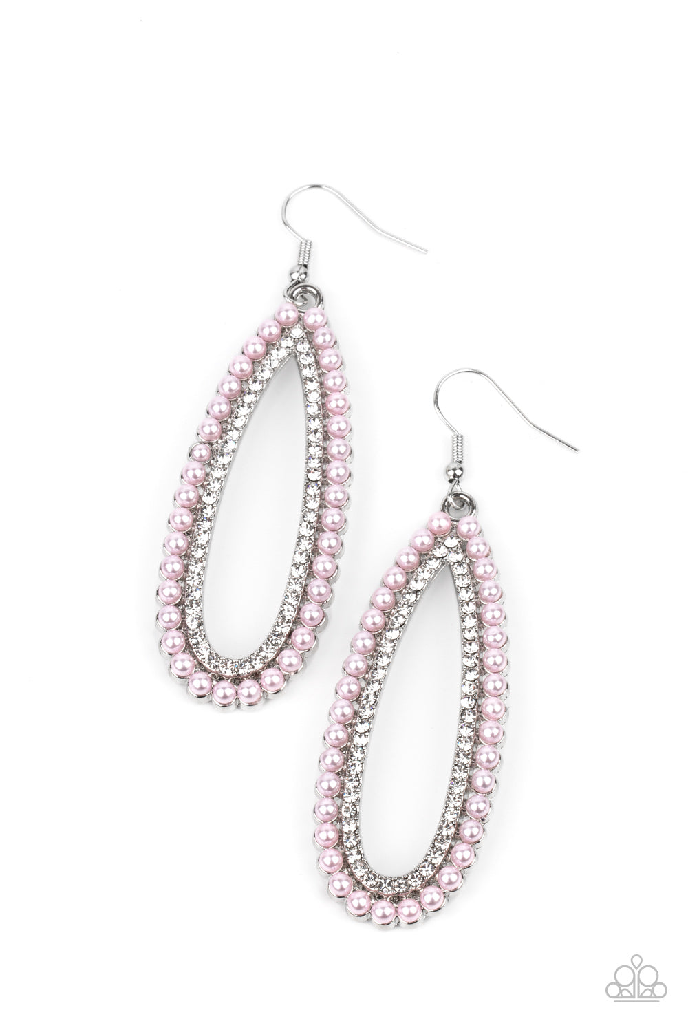 Glamorously Glowing - Pink Earrings