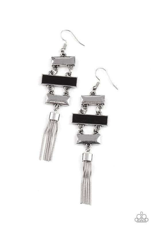 Mind, Body, and SEOUL - Black Earrings - Paparazzi Accessories