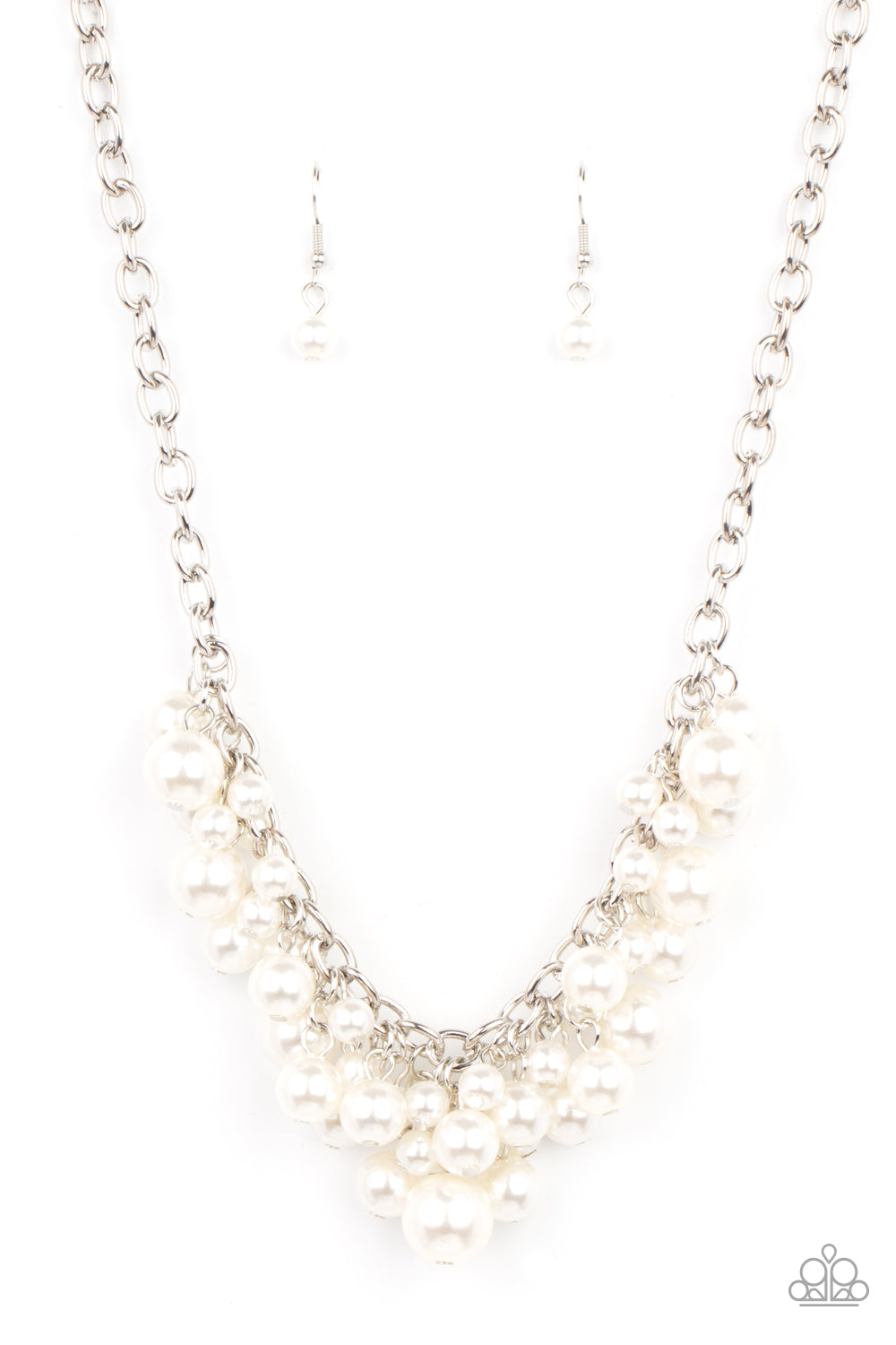 Down For The COUNTESS - White Necklace