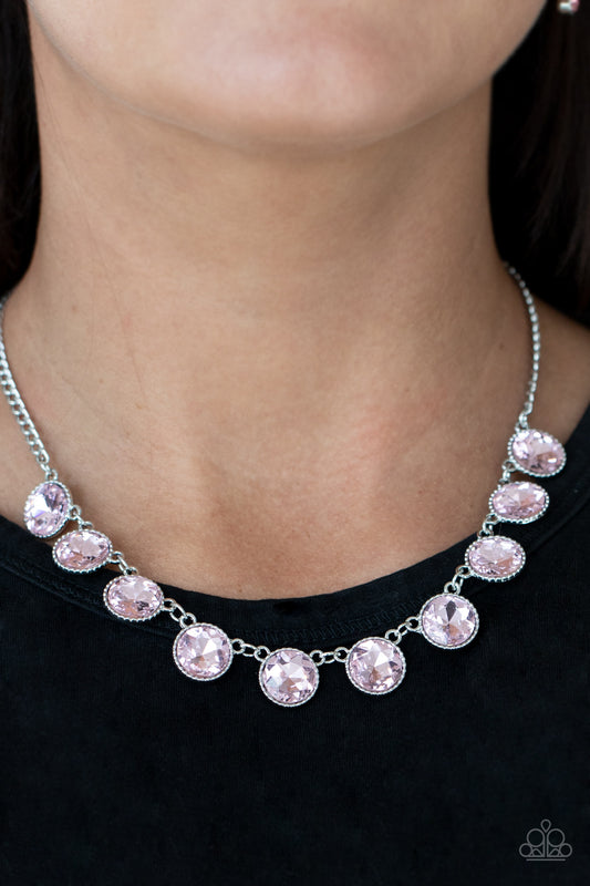 Mystical Majesty - Pink Necklace - Paparazzi Accessories