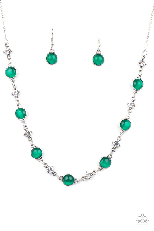 Inner Illumination - Green Necklace - Paparazzi Accessories