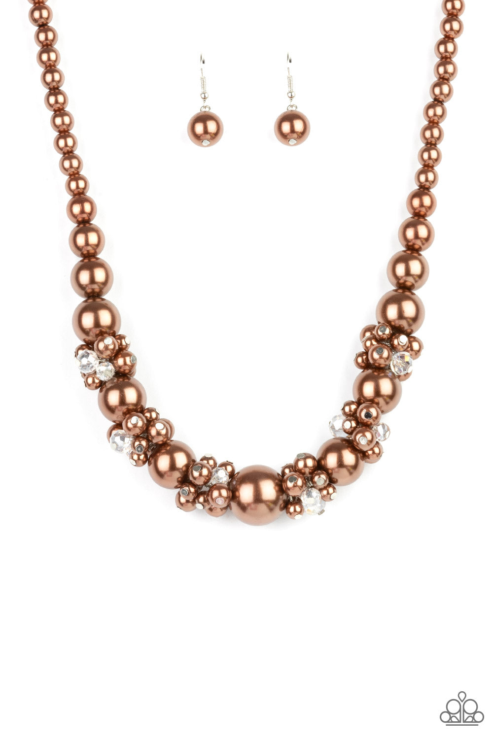 All Dolled UPSCALE - Brown Necklace