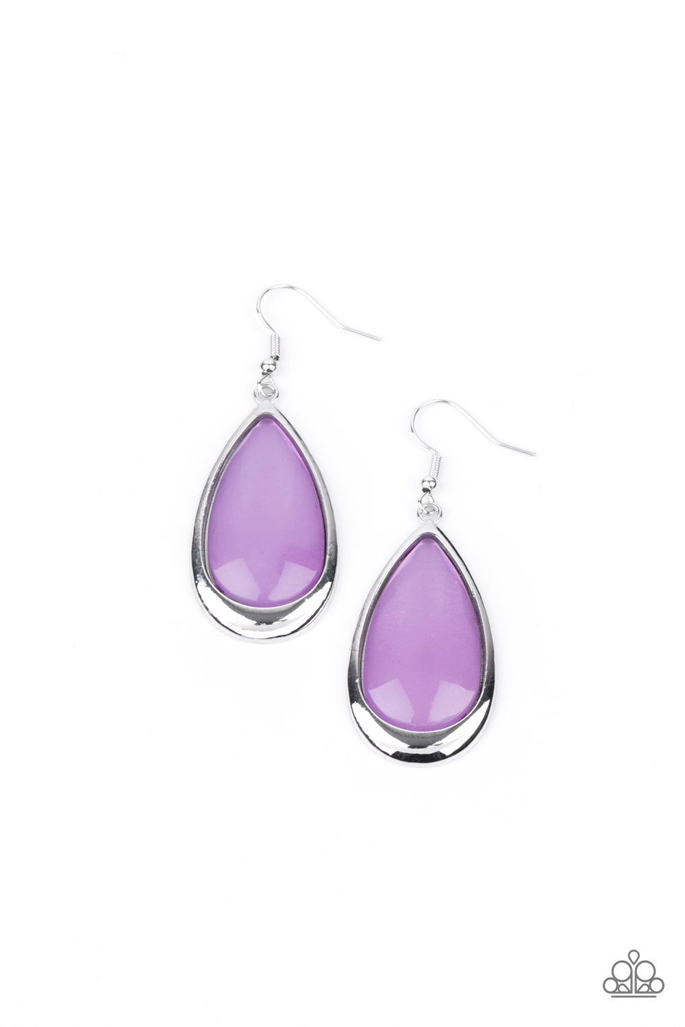 A World To SEER - Purple Earrings - Paparazzi Accessories