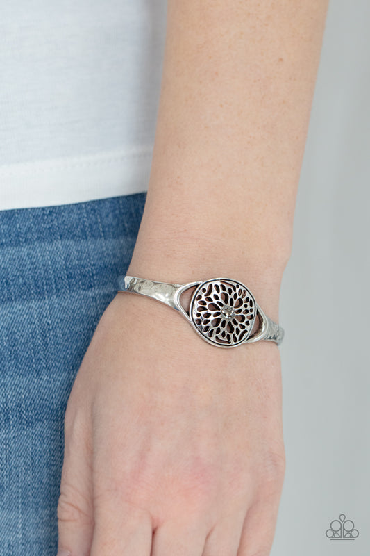 Modern Meadow - Silver Bracelet - Paparazzi Accessories