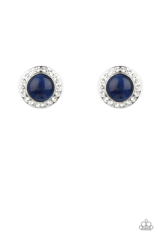 Glowing Dazzle - Blue Earrings
