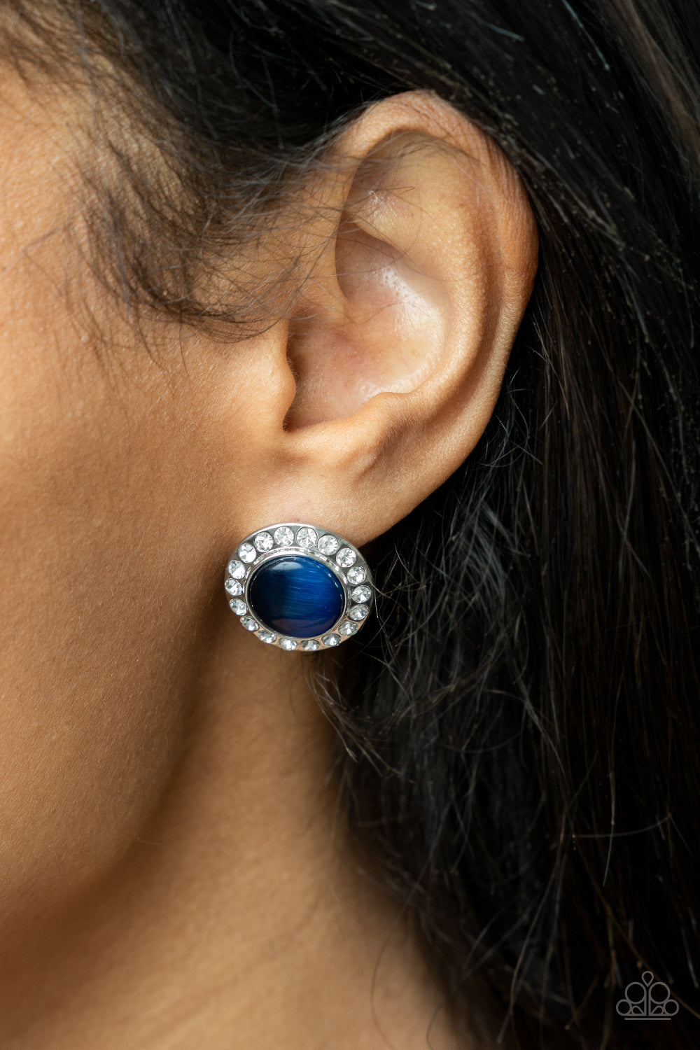 Glowing Dazzle - Blue Earrings