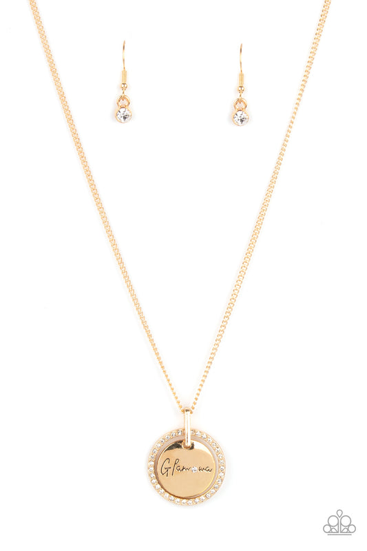 Glam-ma Glamorous - Gold Necklace