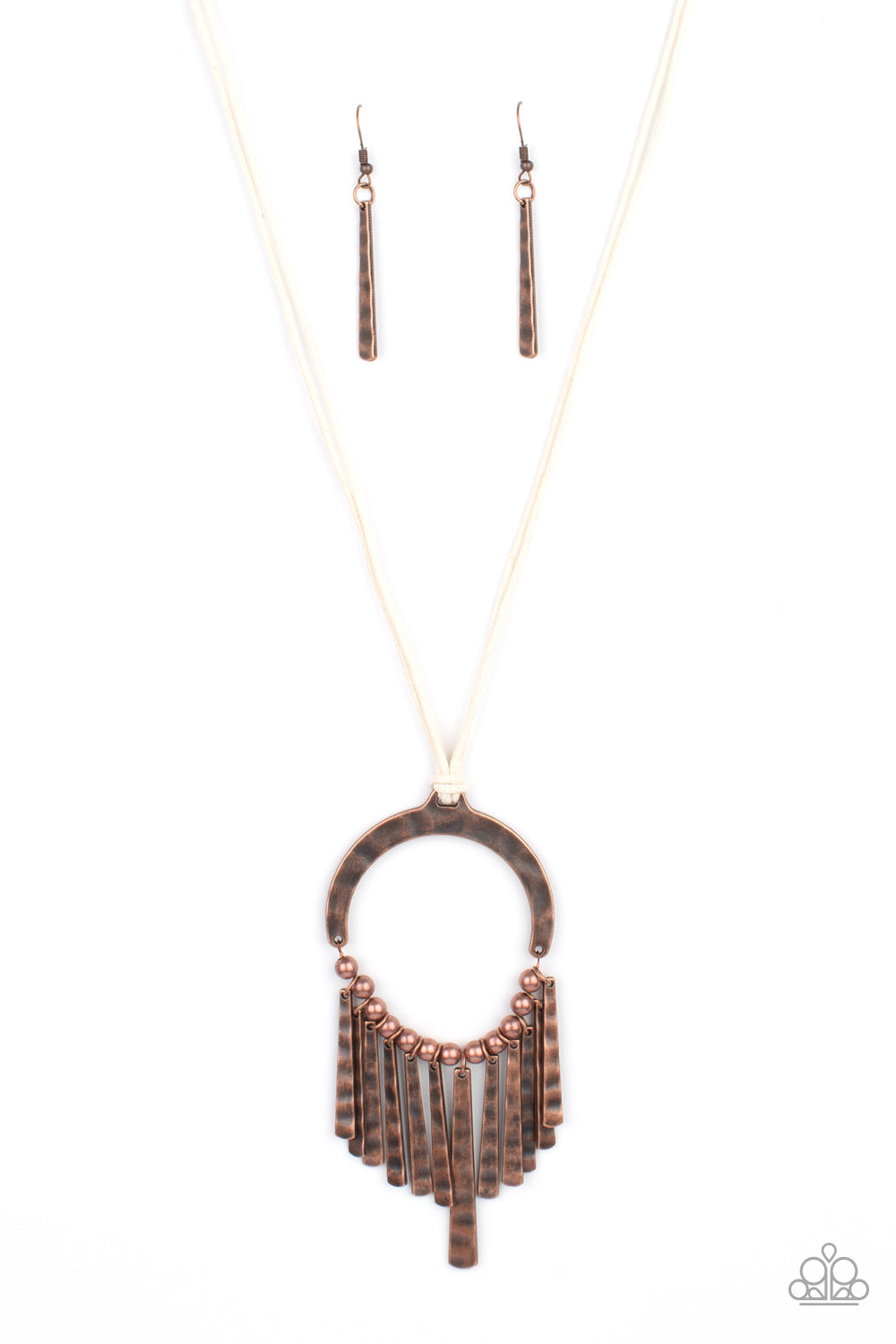 You Wouldnt FLARE! - Copper Necklace - Paparazzi Accessories