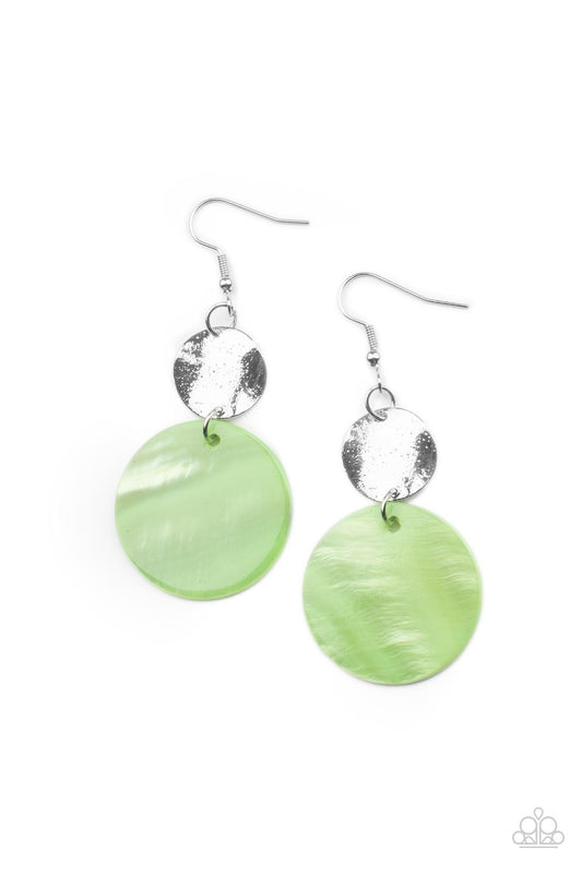 Opulently Oasis - Green Earrings