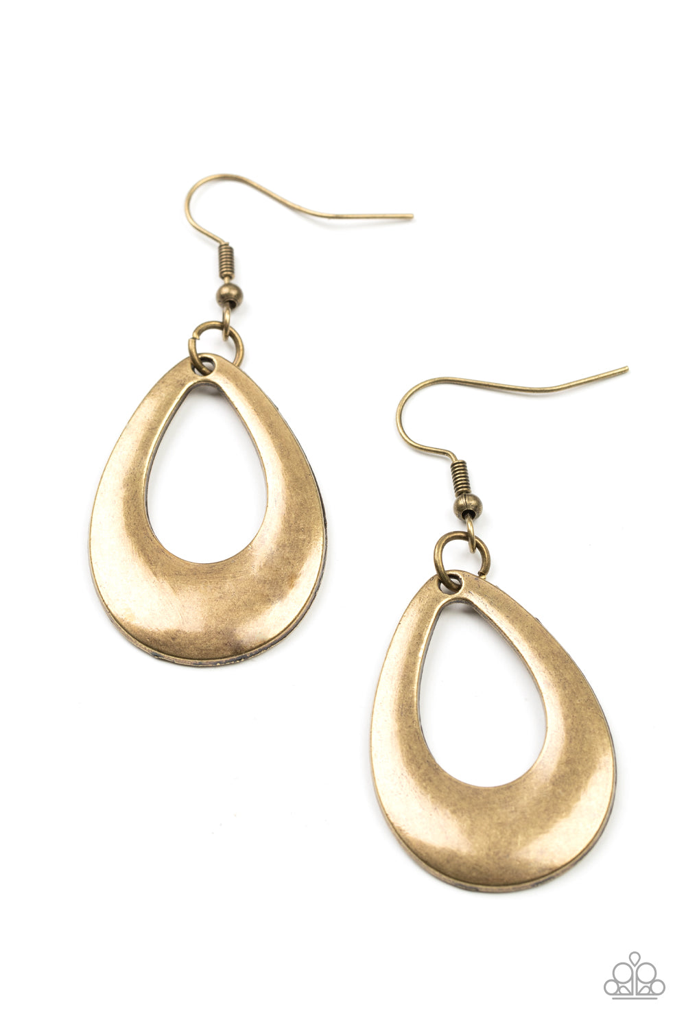 All Allure, All The Time - Brass Earrings